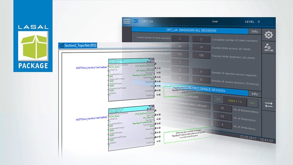 LASAL: Quickly Implement MQTT and OPC UA